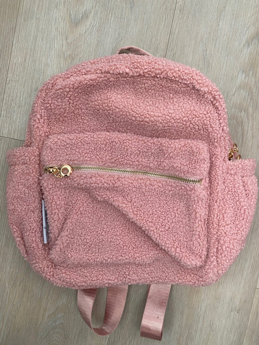 Pink Backpack **FRONT ZIP POCKET IS NOT STRAIGHT**