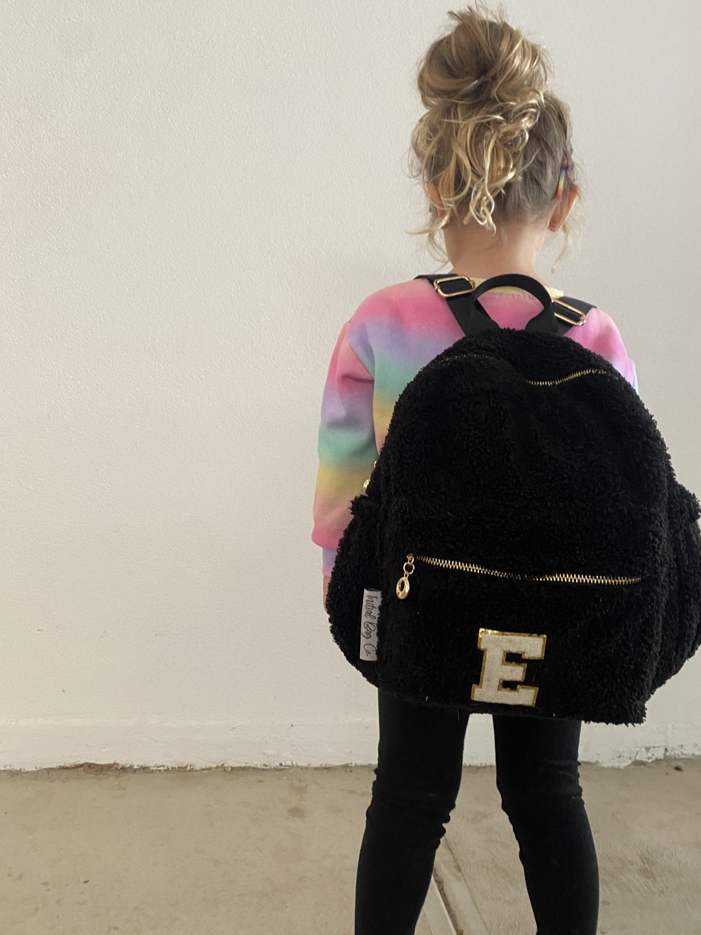 Black Teddy Backpack